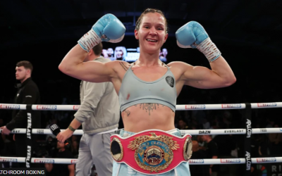 Terri Harper secures legacy after defeating Rhiannon Dixon to become a triple champion watch full fight highlights beatriz next fight boxrec wiki denaby female boxing