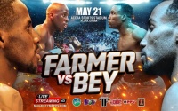 Former world champions Mickey Bey and Tevin Farmer square off in historic fight on May 21 in Ghana accra ppv oddschecker fight time date tv channel boxrec predictions betting odds how to watch