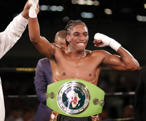 Thulani Mbenge abu title belt african boxing union south africa Kuvesa Katembo highlights full fight replay result report who won youtube