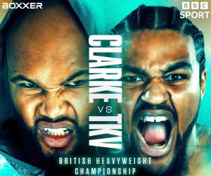Frazer Clarke vs Jeamie TKV postponed boxxer ben shalom boxrec wiki tickets bbc one two what channel will is it on be on