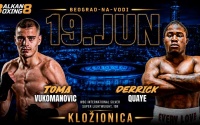Tomislav Vukomanovic risks his WBC International Silver super-lightweight title against Derrick Quaye boxrec fight how to watch