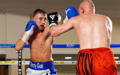 Unbeaten British prospect Tommy 'Gun' Collins ready for Midlands Area title fight sajid abid boxrec tickets bcb promotions winter war how to watch results fight night
