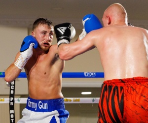 Unbeaten British prospect Tommy 'Gun' Collins ready for Midlands Area title fight sajid abid boxrec tickets bcb promotions winter war how to watch results fight night