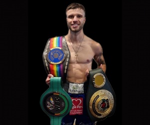 Dennis Hobson believes 'Super' Tommy Frank could have a bright future at super-flyweight british title champion jay harris fight highlgiths results reports who won next fight