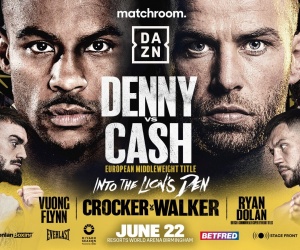 Tyler Denny vs Felix Cash European middleweight title fight announced boxrec dazn predictions oddschecker mateo signani ebu champion adam booth new trainer