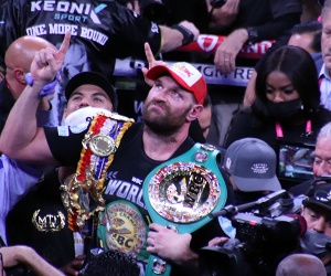 Tyson Fury vs Deontay Wilder trilogy round by round LIVE results who won highlights full fight replay retire malik scott excuses 3 III usyk next Dillian Whyte