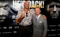 Anthony Joshua is back training, though Tyson Fury does not plan to put the breaks on his comeback