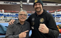Tyson Fury has a special mesh web inserted to prevent cut opening up