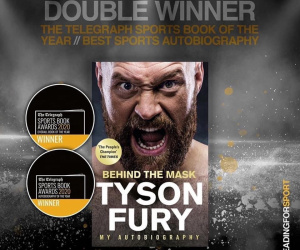 Tyson Fury elated to win two awards for his autobiography