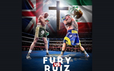 American Andy Ruiz Jr. set to face Tyson Fury in the UK july 22 fight time date tv channel bt sport top rank pbc al haymon promoter frank warren oddschecker 