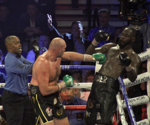 Tyson Fury will defend his WBC heavyweight title against Deontay Wilder in Las Vegas on July 24 top rank bob arum frak warren confirmed contract signed anthony joshua fight off cancelled