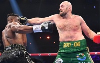 Tyson Fury promises Francis Ngannou a rematch andy lee saudi arabia riyadh fight highlights round three third 3rd knockdown scorecards punch stats compubox scores