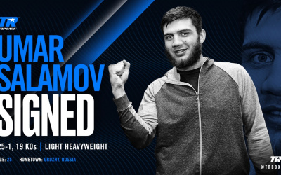 Umar Salamov scheduled to make Top Rank debut in the summer