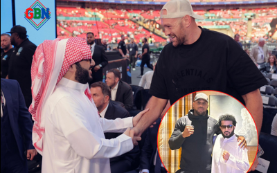 Turki Alalshikh reveals time for Anthony Joshua vs Tyson Fury fight wembley stadium 2am america las vegas when how who tickets uk usa wins saudi arabia matchroom eddie hearn