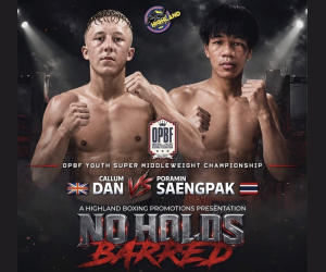 UK's youngest boxer callum dan challenges for title in Thailand bangkok july 25 how to watch full fight highlights poramin saengpak portsmouth world siam stadium opgf youth super-middleweight