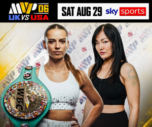 Skye Nicolson WBC super-bantamweight title defence announced vs Miyo Yoshida mvp jake paul nakisa bidarian eddie hearn matchroom boxing style of fighting olympics amateur career