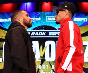 From the war in Ukraine to the Mecca of Boxing Vasiliy Lomachenko all set for Jamaine Ortiz showdown boxrec fight time date tv channel undercard boxing oddschecker presser