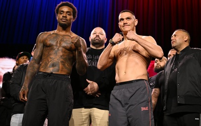 Errol Spence Jr. vs Tim Tszyu weigh-in results, running order ringwalk times quotes betting odds boxrec wiki how to watch australia kayo sports predictions fight