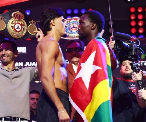 Xander Zayas vs Abass Baraou weights, running order, ringwalk times, betting odds, quotes top rank download app how to watch results predictions fight details