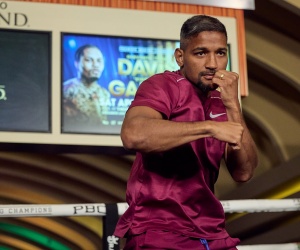 Gervonta Davis vs Ryan Garcia undercard workout quotes Olympic Bronze Medalist Yamaguchi Falcao plans an upset on WBA Super Middleweight Champion David Morrell Jr oddschecker preview predictions latest betting odds bets
