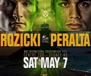 Argentine Yamil Peralta will face Canadian knockout artist Ryan Rozicki in dispute for the World Boxing Council International cruiserweight title WBC Saturday at the Center 200 Stadium in Sydney Nova Scotia Canada