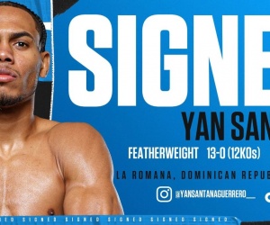 Top Rank signs unbeaten Dominican featherweight KO artist Yan Santana to co-promotional pact miguel cotto boxrec wiki watch full fight highlights knockouts reel