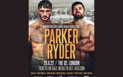 Zach Parker vs John Ryder set for O2 showdown fight time date tickets how to watch ringwalks when undercard