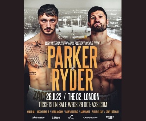 Zach Parker vs John Ryder set for O2 showdown fight time date tickets how to watch ringwalks when undercard